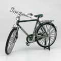 1:10 Legering Klassisk Retro Cykel Modell Ornament (Grön, Manlig Stil)
