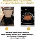 Miniatyrbillede 4 af 5: 2-pak Permanent Kaffefilter 8-12 Kopper Rustfrit Stål Vaskbart Kaffefilter Genanvendeligt Permanent Kaffefilter