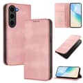 Miniatyrbillede 2 af 5: Til Samsung Galaxy S23 Wallet Case Vintage Tekstur RFID Læder Telefon Cover (Pink)