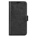 Miniatyrbillede 5 af 5: For HMD Skyline Wallet Case Crazy Horse Tekstur Stå Læder Telefon Cover - Sort (Sort)