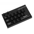 Miniatyrbillede 2 af 5: Mekanisk tastaturpynt lysende display med nummermærkater til hjemmekontor dekoration sort