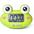 Kökstimer, Magnetisk Timer, Elektronisk Timer med LCD-Display, Tecknad Grodform, Perfekt Köksväckarklocka för Matlagning, Sport