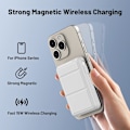 Miniatyrbild 2 av 5: Powerbank, 10000mAh 22.5W PD Magnetic External Battery Fast Charging, Wireless Charger Portable Power Bank with LED Display USB-C