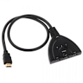 Miniatyrbillede 1 af 3: HDMI-switch, 3-vejs sort/NT/