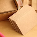 Pikkukuva 2 / 10: 100 kpl/setti voimapaperi tyhjiä kortteja KHAKI khaki