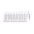 Miniatyrbilde 6 av 8: 50 stk. bobleblåsere, transparent utseende, lekkasjesikre, lette bobleblåsere i bulk for bryllup, fester, jubileer
