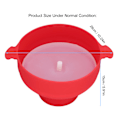 Miniatyrbild 6 av 8: Microwave Popcorn Popper Silicone Collapsible Bowl Maker High Temperature Resistant with Handles