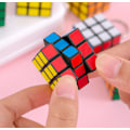 Miniatyrbilde 6 av 7: 3 cm liten Rubiks kube 3 nivåer med nøkkelring Rubiks kube anheng pedagogisk leketøy barns intelligens Rubiks kube (med nøkkelring) With keychain