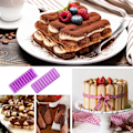 Miniatyrbild 5 av 5: Müsli Bar Form Set om 2 - Müsli Bar Form - 20 Rektangulära Hål - Müsli Form - Silikonform