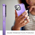 Miniatyrbild 2 av 2: Transparent skal för iPhone 14 6,1 tum, Söta retro vibrerande designade mobilskal för kvinnor 80-talsaccessoarer, Kameraskydd Mjukt skal