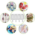 Miniatyrbilde 5 av 7: 2-pakning glassformer for ispinner, ispinneformer, gjenbrukbare ispinneformer for barn og voksne (med 100 ispinner).