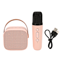 Miniatyrbild 1 av 5: Bluetooth Högtalarmikrofonset Multifunktion HiFi Stereo Bärbar Handhållen Karaoke Mikrofoner Högtalare Maskin för Hem KTV