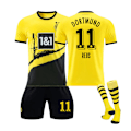 Miniatyrbillede 1 af 2: 23/24 Dortmund Hemma Børnefodboldtrøje Sæt med Strømper 11 REBS 11 REBS 2XL