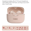 Pikkukuva 6 / 8: T230NC TWS Todelliset langattomat Bluetooth-kuulokkeet Melua vaimentavat urheilujuoksukuulokkeet Musta pink