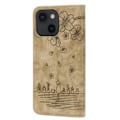 Pikkukuva 4 / 5: IC Kotelo iPhone 15 Prolle, PU-nahkainen lompakkokotelo (jalustatoiminnolla), Ruskea iphone15 pro