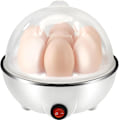 Miniatyrbild 1 av 5: Egg Cooker och Äggkokare 7 Ägg Kapacitet 3-i-1 Elektrisk Kokt Ägg, Grönsakskokare, Pocherare, Äggröra, Omelettmaskin med Automatisk Avstängning (Vit)