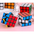 Miniatyrbillede 7 af 7: 3 cm lille Rubiks kube 3 niveauer med nøglering Rubiks kube vedhæng pædagogisk legetøj børns intelligens Rubiks kube (med nøglering) With keychain