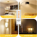 Miniatyrbillede 4 af 4: 10 stk. G9 LED-pærer Dæmpbar 3W Varmt Hvidt Lys 3000K G9 LED-pærer Halogenpære Tilsvarende 50W AC110/220V