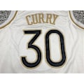 Miniatyrbilde 2 av 3: Warriors Curry Drak No.30 Klassisk Platinum Thompson Grønn W L