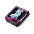 Pikkukuva 1 / 11: Litchi-mönstrat skal för Samsung Galaxy Z Flip 5 Purple