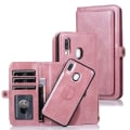 Miniatyrbillede 2 af 11: Elegant Dubbelfunktions Plånboksfodral - Samsung Galaxy A40 Brun