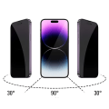 Pikkukuva 5 / 11: 3-PACK Sekretess Skärmskydd iPhone 14 Pro Privacy Transparent