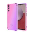 Samsung Galaxy A16 5G Smart Skyddsskal Silikon Transparent Blå/Rosa