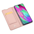 Pikkukuva 7 / 11: Samsung Galaxy A40 - Elegant Skyddande Plånboksfodral Svart