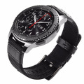 Miniatyrbillede 3 af 11: Stilfuldt nylon armbånd - Samsung Galaxy Watch S3 Frontier Kaffe 20mm
