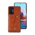 Stilsäkert Skal Kortfack - Xiaomi Redmi Note 10 Pro Ljusbrun