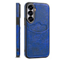 Miniatyrbilde 4 av 11: Samsung Galaxy S23 - Elegant Skal med Kortförvaring Blå