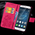 Pikkukuva 7 / 10: Stilrent Vintage plånboksfodral för Huawei P9 Rosa