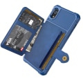 Miniatyrbild 8 av 11: iPhone XR - Skal med Kortfack Blå