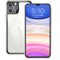 Pikkukuva 2 / 11: Fram- & Baksida Skärmskydd Aluminium ProGuard iPhone 11 Pro Max Svart