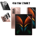Miniatyrbillede 1 af 11: 2-PACK 4-in-1 Skärmskydd 2.5D Kameralinsskydd Galaxy Z Fold 2 Transparent