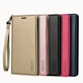 Pikkukuva 4 / 11: Mate 20 Lite - Elegantti PU-nahkainen lompakkokotelo Hanmanilta Svart