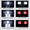 Pikkukuva 10 / 11: Effektfull Ljusstark Pannlampa Svart