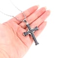 Miniatyrbilde 10 av 11: Elegant Kors Halsband Silver