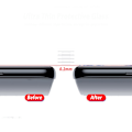 Miniatyrbilde 8 av 10: 3-PACK Galaxy S21 Plus Högkvalitativt 2.5D Kameralinsskydd Svart