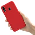 Samsung Galaxy A20E - Silikonskal Röd