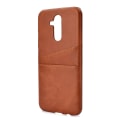 Miniatyrbilde 9 av 11: Stilrent Skal med kortfack för Huawei Mate 20 Lite Khaki-Ljusbrun