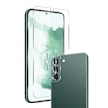 Pikkukuva 5 / 11: 1 Set Skal + Sk�rmskydd + Kameralinsskydd Samsung Galaxy S21 FE Transparent