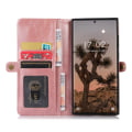 Miniatyrbild 9 av 11: Praktiskt Plånboksfodral - Samsung Galaxy S22 Ultra Roséguld