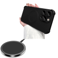 Miniatyrbilde 8 av 11: iPhone 12 Pro Max - Silikonskal med Magnetiskt Stötskydd Grå