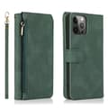 Rymligt & Gediget Plånboksfodral (Floveme) - iPhone 12 Pro Max Mörkgrön