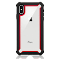 Miniatyrbillede 1 af 11: iPhone X/XS - Effektfullt Stötsäkert Fodral Svart/Röd