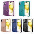 Pikkukuva 11 / 11: Lyxigt Plånboksskal för iPhone 16 Plus - Praktisk Funktion med en Stilren Design Lila