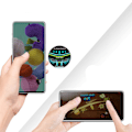 Miniatyrbilde 8 av 11: Anti Spy härdat glas skärmskydd för Samsung Galaxy A55 5G Transparent