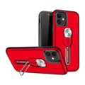 Elegant Skal med Hållare - iPhone 12 Röd