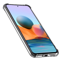 Miniatyrbillede 3 af 3: Skyddande Silikonskal (Floveme) - Xiaomi Redmi Note 10S Genomskinlig